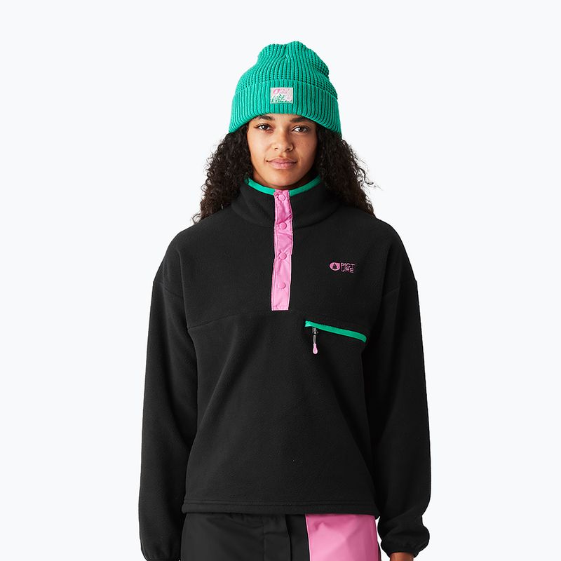 Dámská lyžařská fleecová mikina Picture Arcca 1/4 Zip black