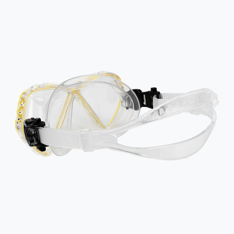 Potápěčská maska Aqualung Cub transparentní/žlutá junior MS5530007 4