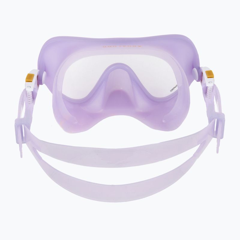Šnorchlovací sada Aqualung Nabul maska + šnorchl + ploutve translucid purple 5