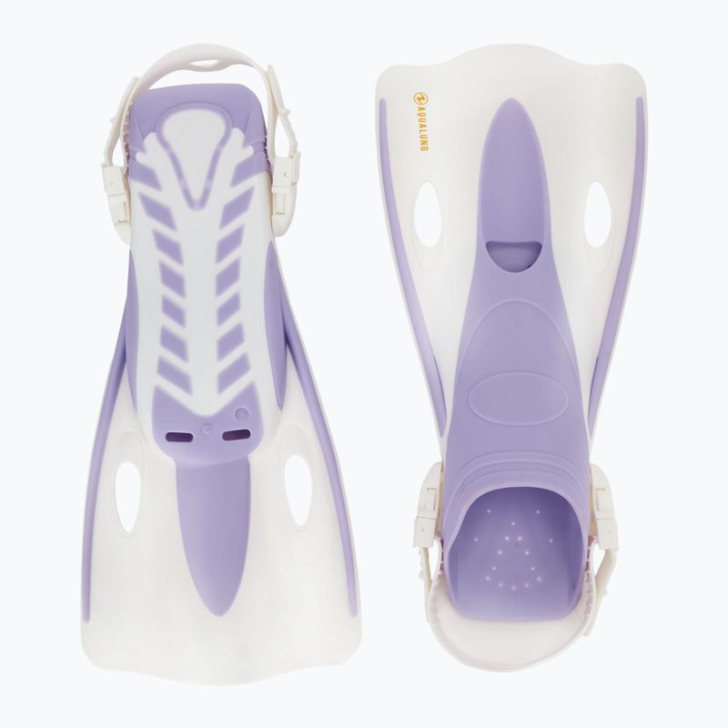 Šnorchlovací sada Aqualung Nabul maska + šnorchl + ploutve translucid purple 10
