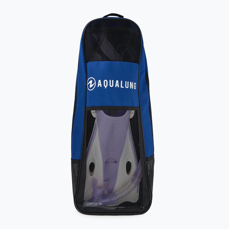 Šnorchlovací sada Aqualung Nabul maska + šnorchl + ploutve translucid purple 13