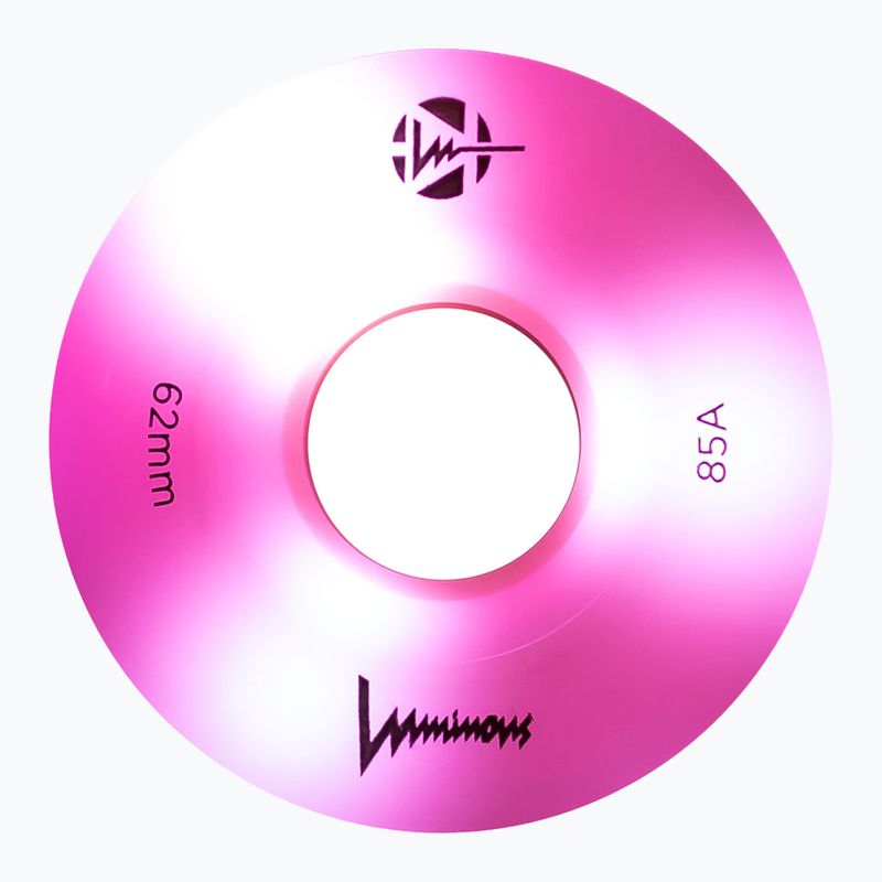 Kolečka na kolečkové brusle FR Skates Luminous Led Quad Wheel 62mm/85A Sixies 6LED X4 flamingo 4
