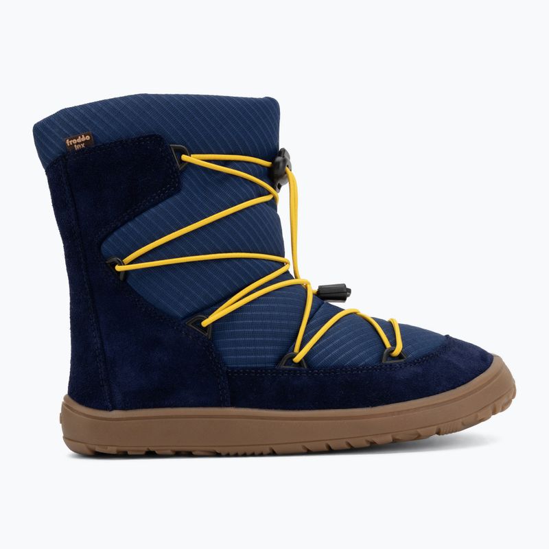 Dětské barefoot sněhule Froddo Barefoot Tex Track Wool blue 2
