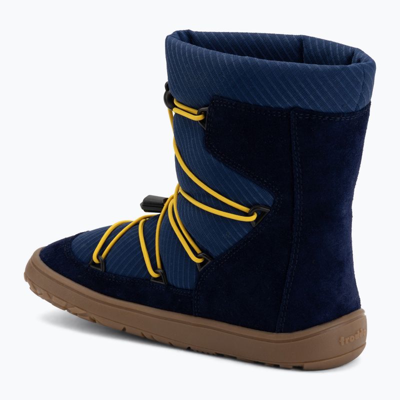Dětské barefoot sněhule Froddo Barefoot Tex Track Wool blue 3