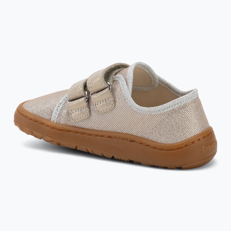 Dětské barefoot boty Froddo Canvas gold shine 3