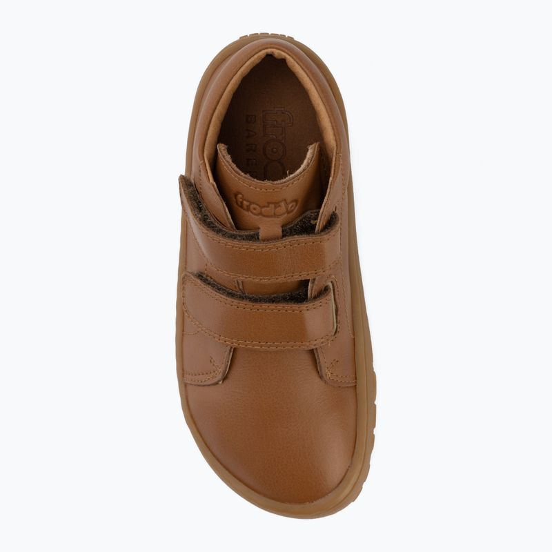 Dětské barefoot boty Froddo First Step cognac 5