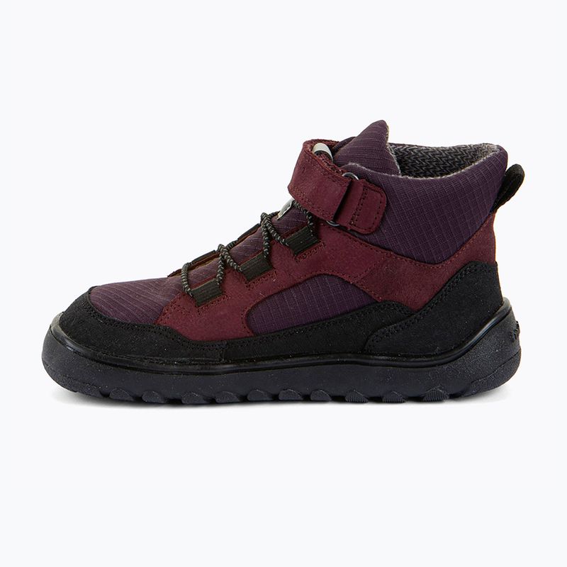 Dětské barefoot sněhule Froddo Barefoot Up Path Tex dark bordeaux 10