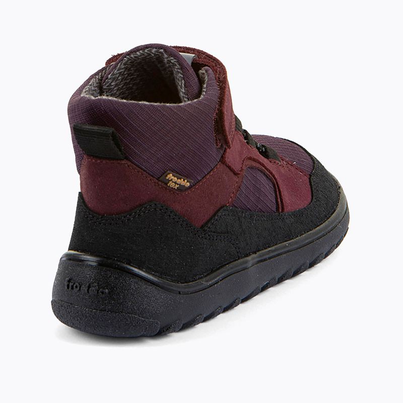 Dětské barefoot sněhule Froddo Barefoot Up Path Tex dark bordeaux 12