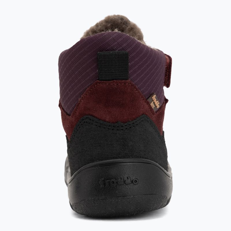 Dětské barefoot sněhule Froddo Barefoot Up Path Tex dark bordeaux 6