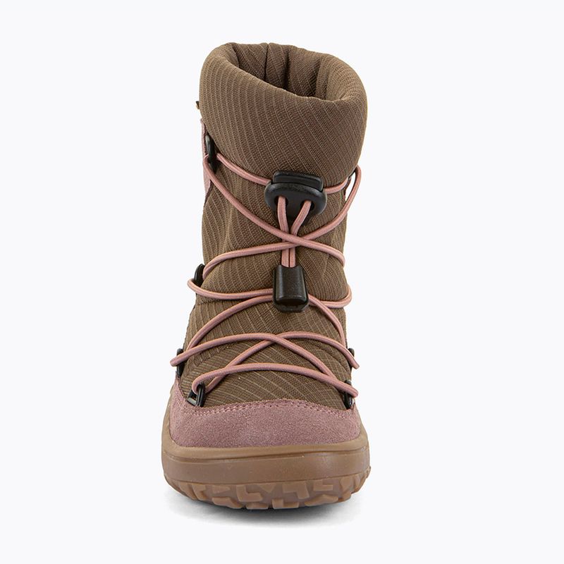 Dětské barefoot sněhule Froddo Barefoot Tex Track Wool dark pink 11