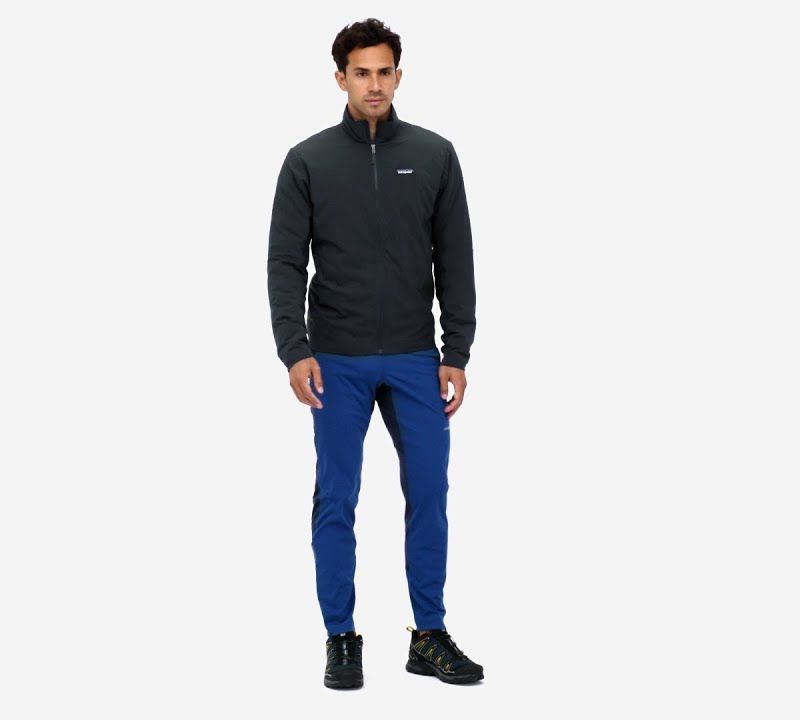 Pánská hybridní bunda Patagonia Thermal Airshed smolder blue 12