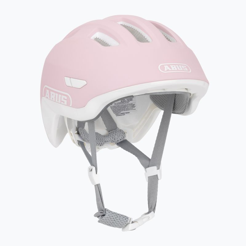 Dětská cyklistická přilba ABUS Smiley 3.0 ACE LED pure rose