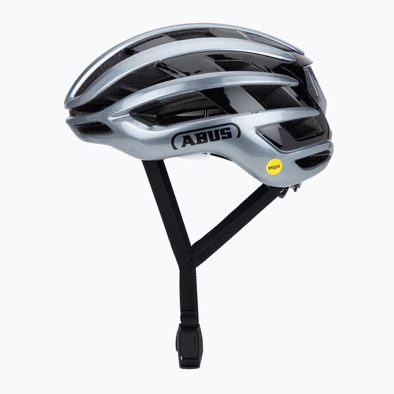 Cyklistická helma ABUS Airbreaker 2.0 Mips graphite silver 3
