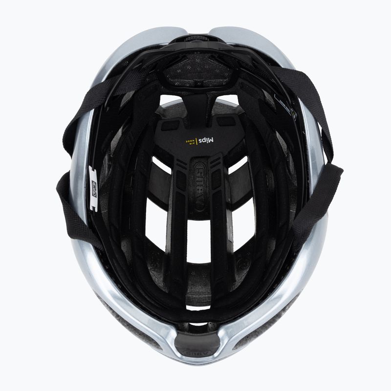 Cyklistická helma ABUS Airbreaker 2.0 Mips graphite silver 5