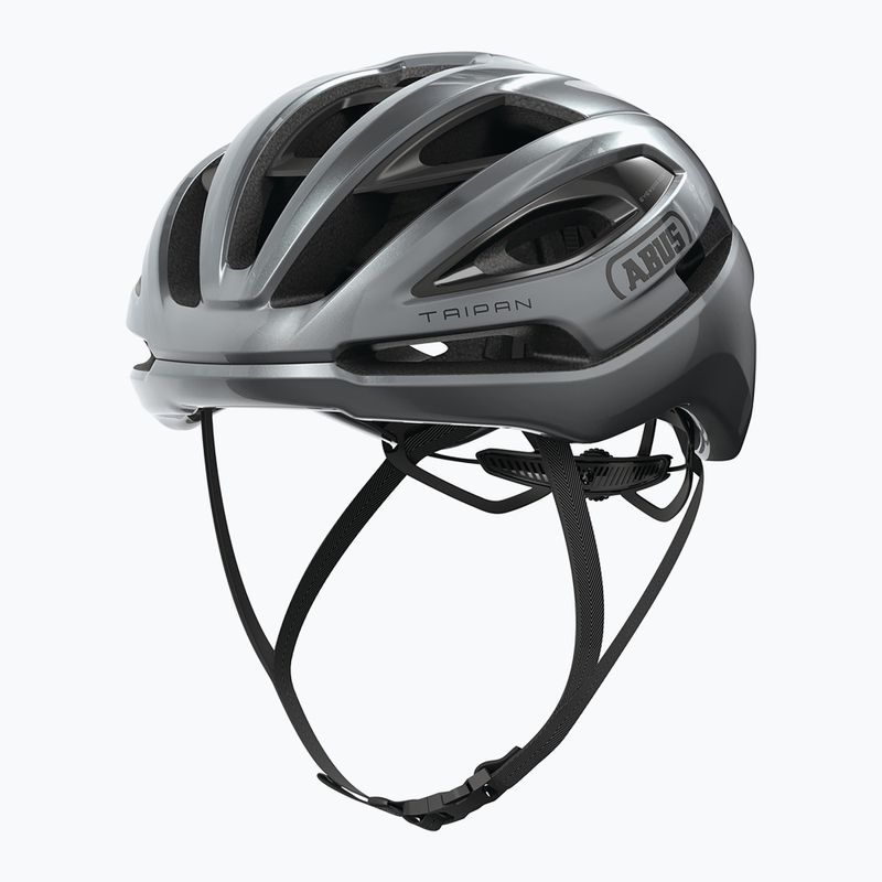 Cyklistická helma ABUS Taipan graphite silver