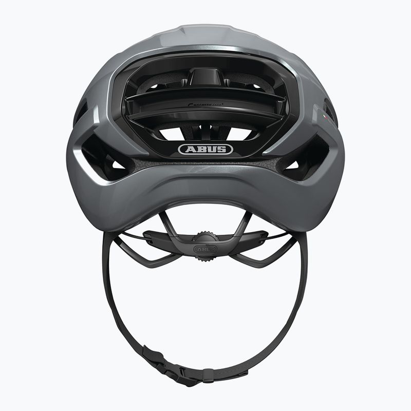Cyklistická helma ABUS Taipan graphite silver 5