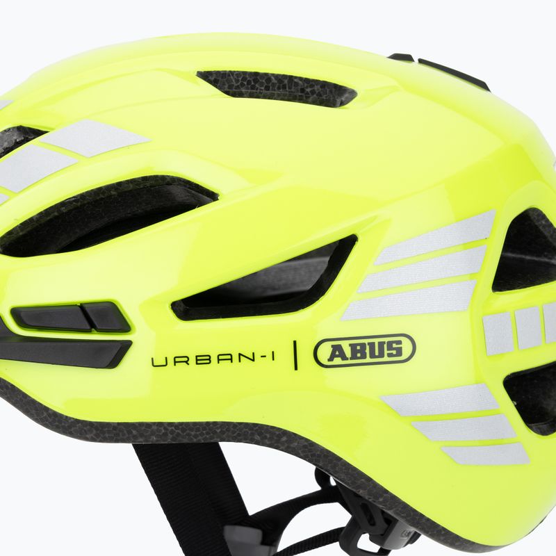 Cyklistická helma ABUS Urban-I 4.0 signal yellow 7