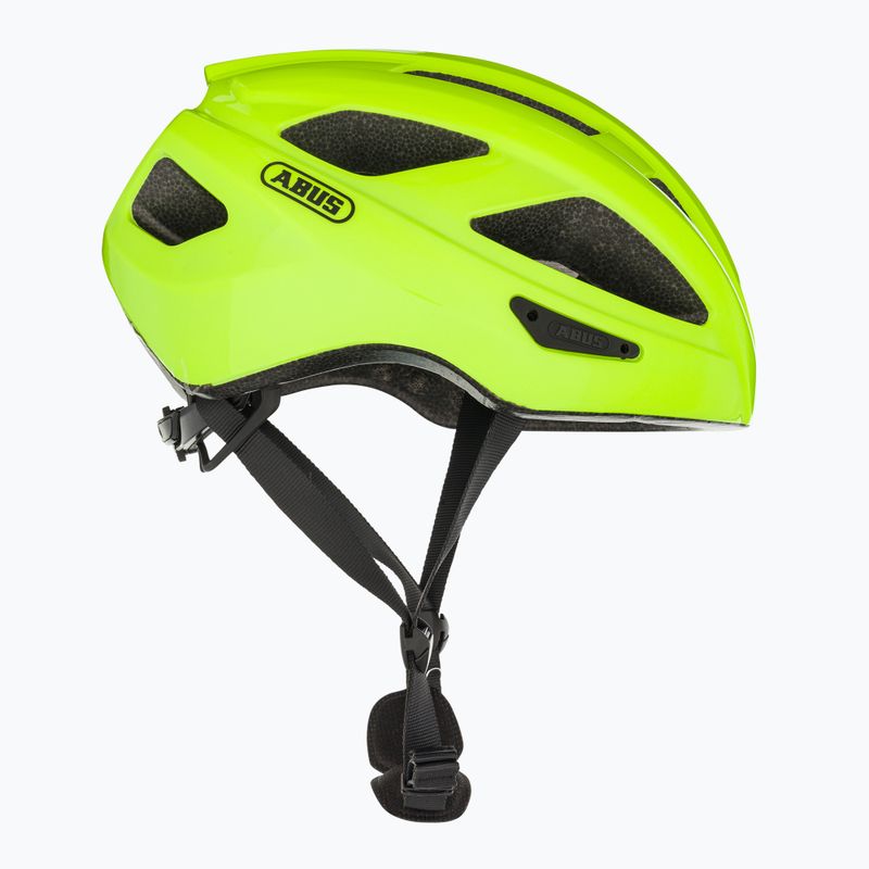 Cyklistická helma Abus Macator signal yellow 4