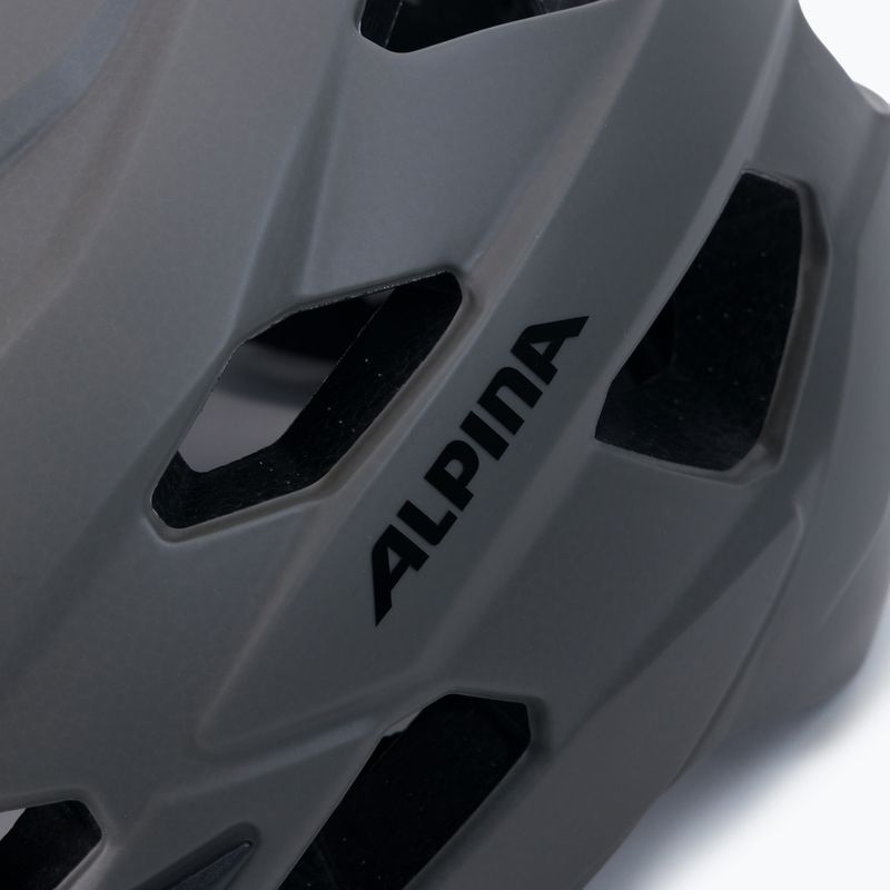 Cyklistická přilba Alpina Anzana coffee/grey matt 5