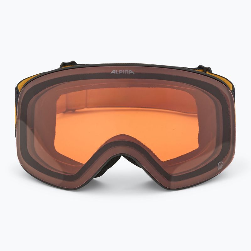 Lyžařské brýle Alpina Ladis Q black/ gold matt/ gold 2