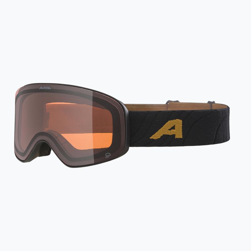 Lyžařské brýle Alpina Ladis Q black/ gold matt/ gold 5