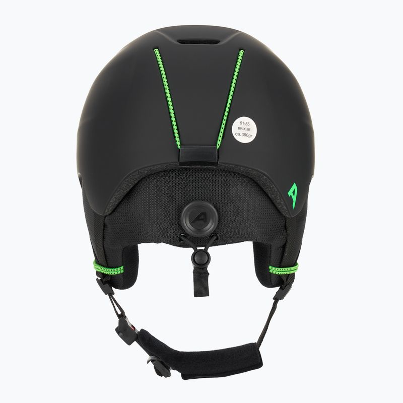 Dětská lyžařská helma Alpina Brix black/ neon matt 4