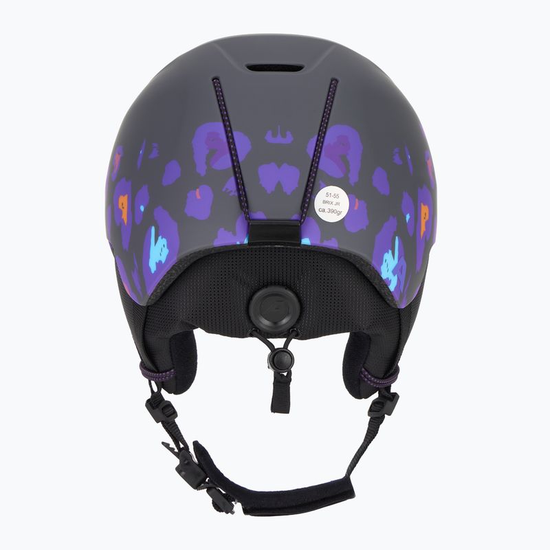 Dětská  lyžařská helma  Alpina Brix midnight/ grey leo matt 4