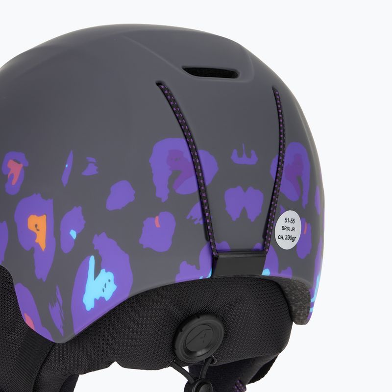 Dětská  lyžařská helma  Alpina Brix midnight/ grey leo matt 8