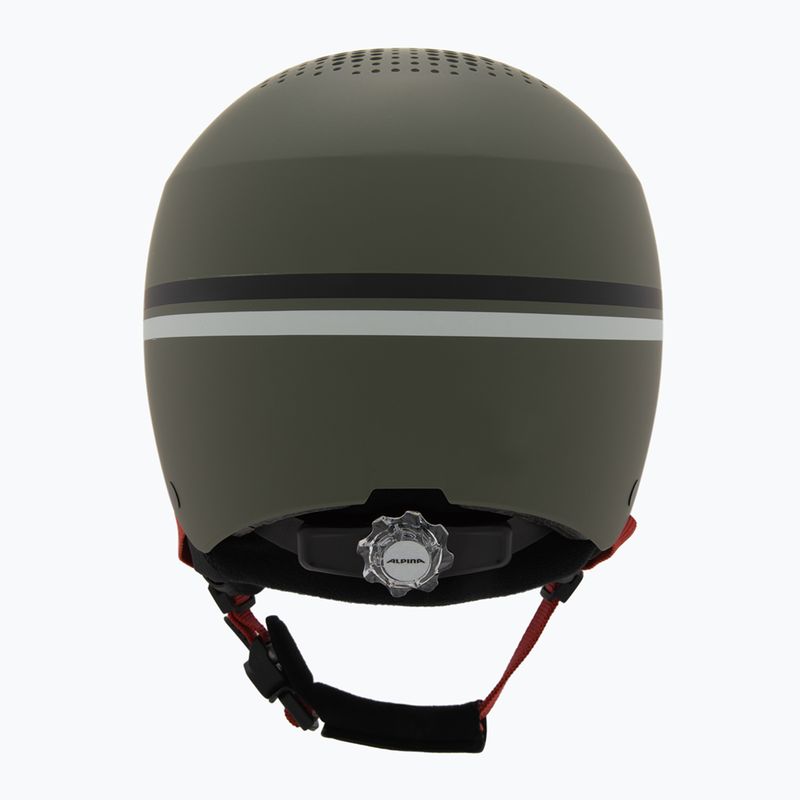 Dětská lyžařská helma Alpina Zupo Visor Q-Lite olive/ red matt 4