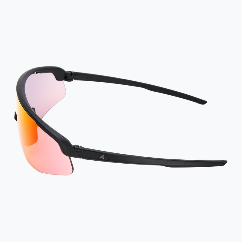 Sluneční brýle Alpina Turbo Pro Q-Lite black matt/ red mirror 4