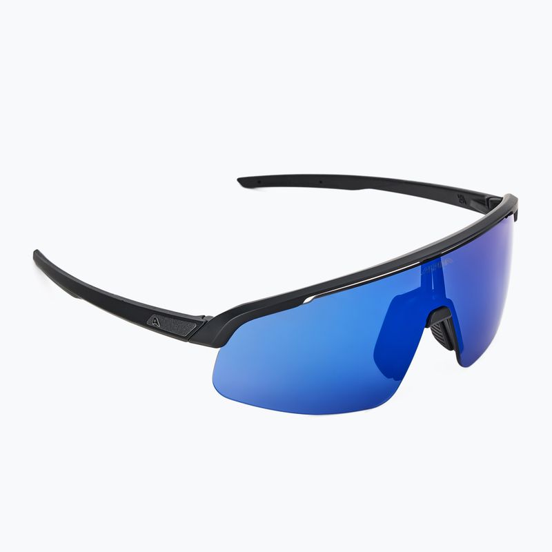 Sluneční brýle Alpina Turbo Pro S Q-Lite black matt/ blue mirror