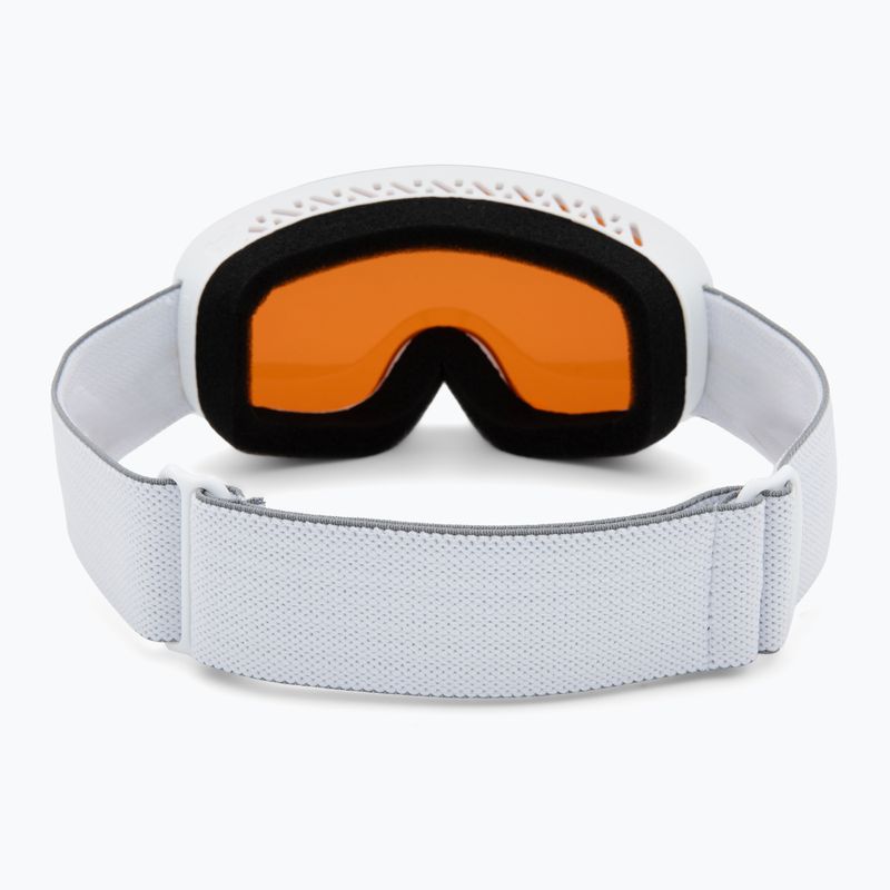 Dětské lyžařské brýle Alpina Piney 2.0 matte white/orange 3