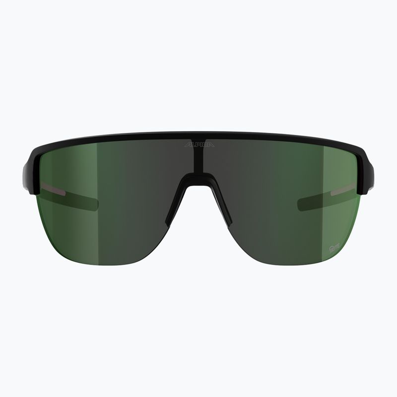 Sluneční brýle Alpina Frame 2.0 Q-Lite black/white matte/green mirror 2