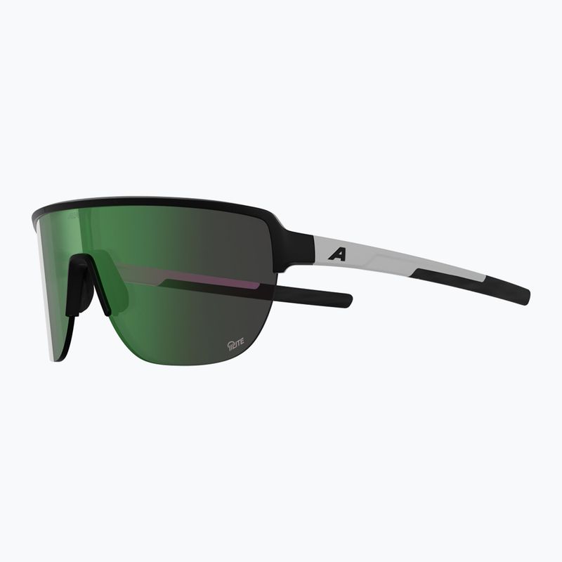 Sluneční brýle Alpina Frame 2.0 Q-Lite black/white matte/green mirror 4