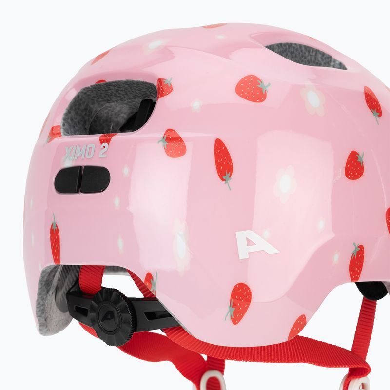 Dětská cyklistická helma Alpina Ximo 2 Jr strawberry gloss 8
