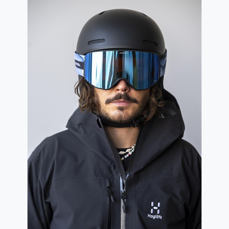 Lyžařské brýle Alpina Venet M Q-Lite black/blue matt 4