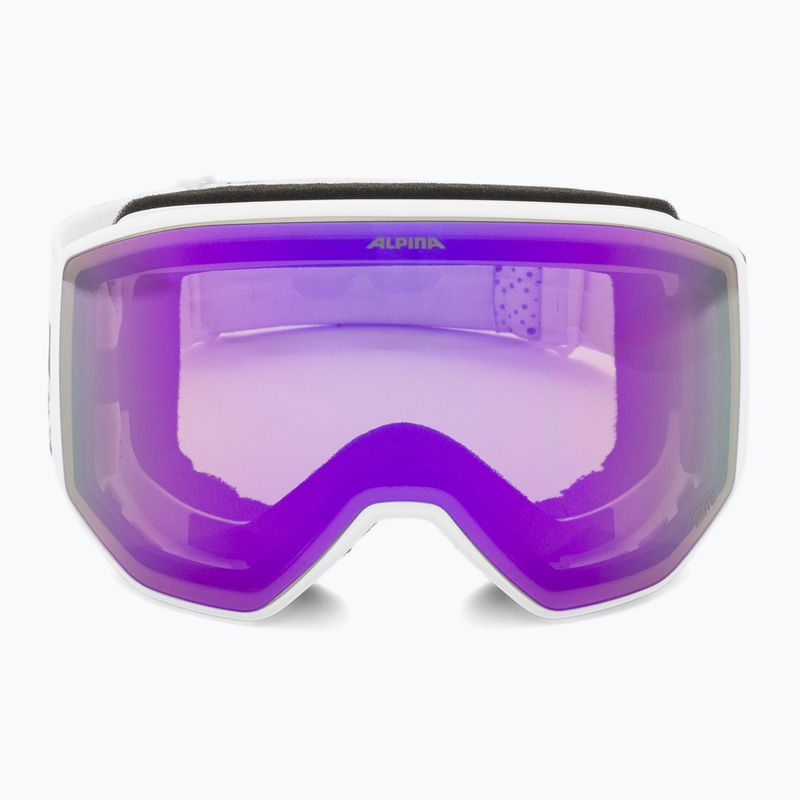 Lyžařské brýle Alpina Venet M Q-Lite white/lilac matt 2