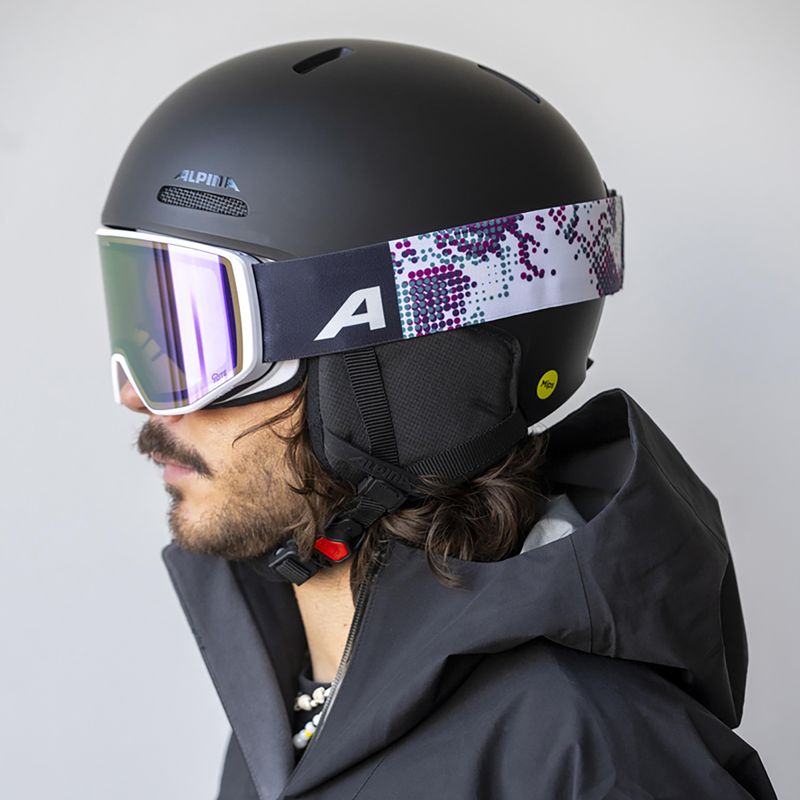 Lyžařské brýle Alpina Venet M Q-Lite white/lilac matt 6