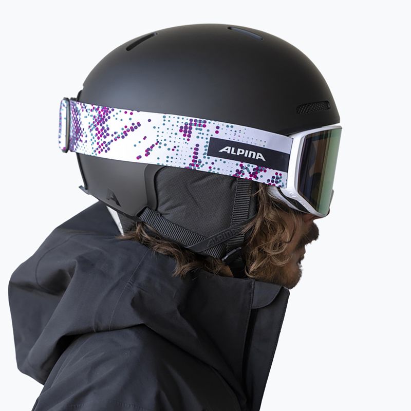 Lyžařské brýle Alpina Venet M Q-Lite white/lilac matt 7