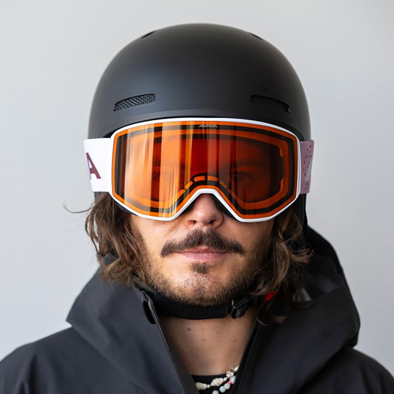 Lyžařské brýle Alpina Venet M white/rose matt 5
