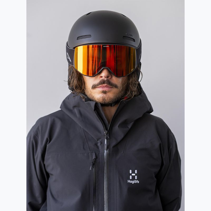 Lyžařská helma Alpina Arber 2 MIPS black matte 13