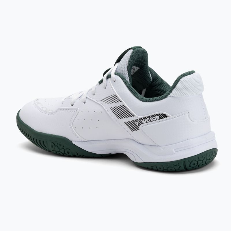 Pánská badmintonové boty VICTOR P8500CLS AG bright white/hunter green 3