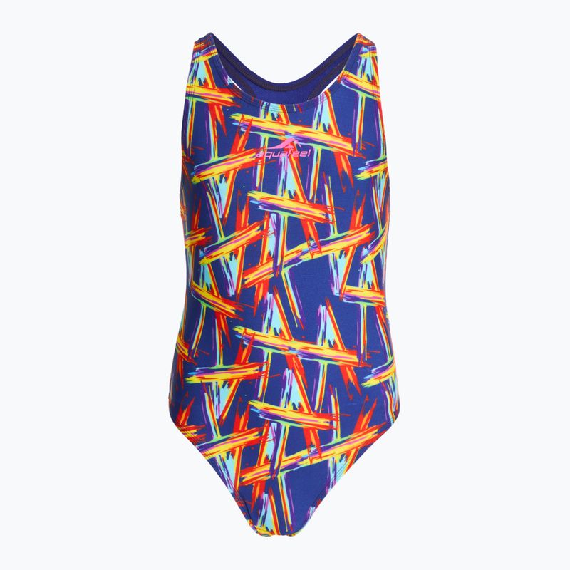 Dětské jednodílné plavky Aquafeel Aquafeelback colorful a