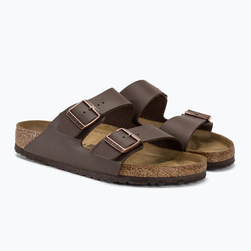 Pantofle BIRKENSTOCK Arizona BF Regulardark brown 4