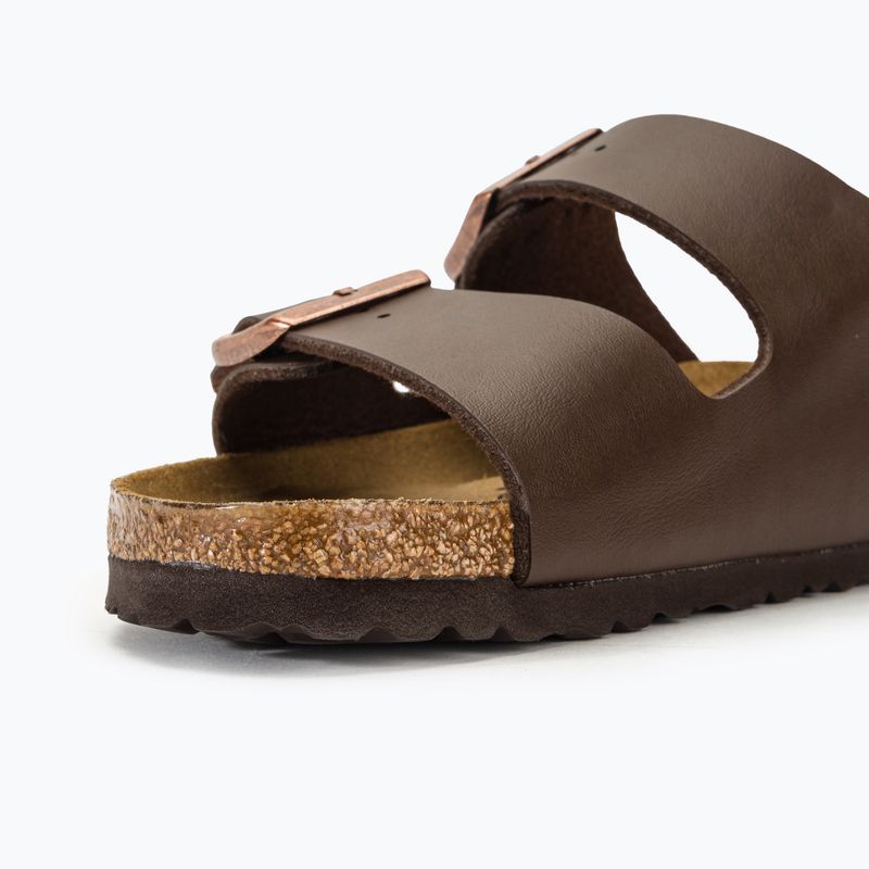 Pantofle BIRKENSTOCK Arizona BF Narrow dark brown 7
