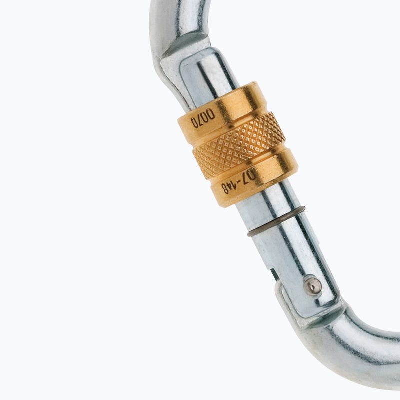 Lezecká karabina EDELRID Steel HMS Screw silver 2