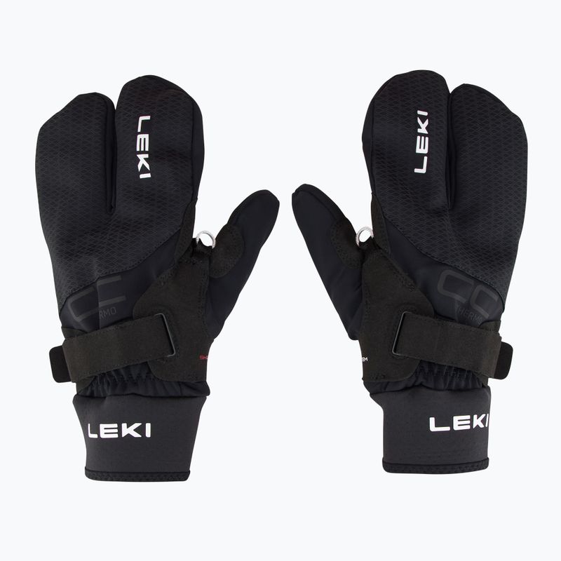 Lyžařské rukavice LEKI CC Thermo Shark Lobster (2+2) black 2