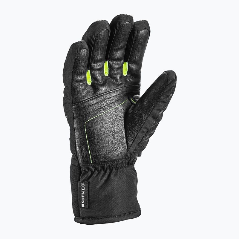 Lyžařské rukavice LEKI WCR Team 3D Junior black ice/lemon 8
