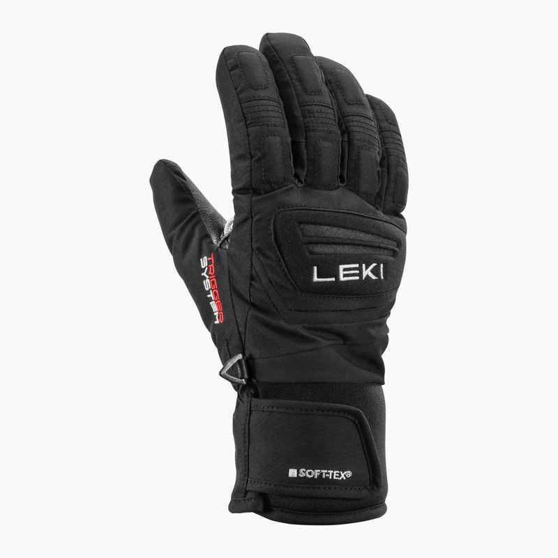 Dětské lyžařské rukavice LEKI Griffin 3D Junior black 2