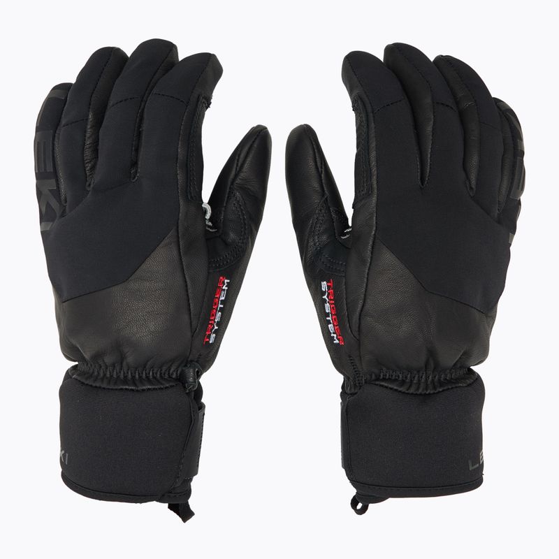 Pánské lyžařské rukavice  LEKI Hevon 3D black 4